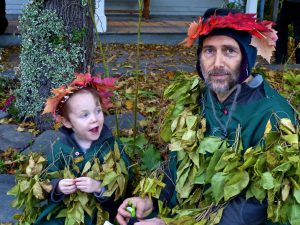 Green man and boy 300x225